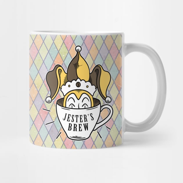 Jester's Brew Mug (Left Handed) by SensaWonder